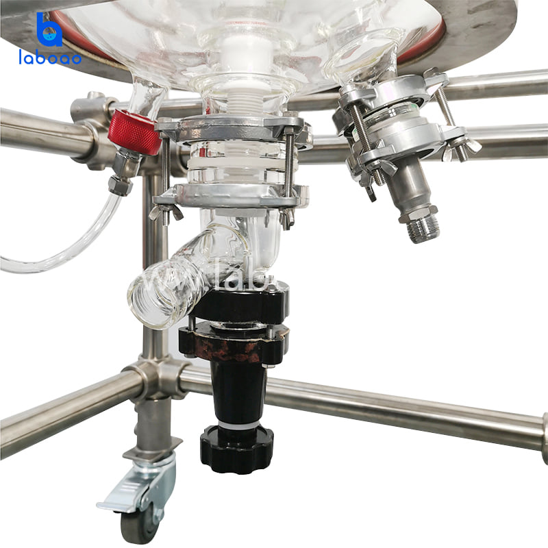 10-100L Three Layer Jacketed Glass Reactor