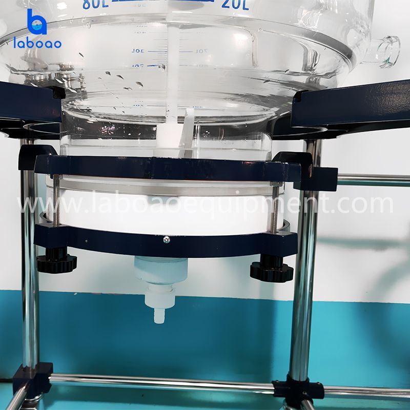 100L Crystallization Filter Jacketed Glass Reactor