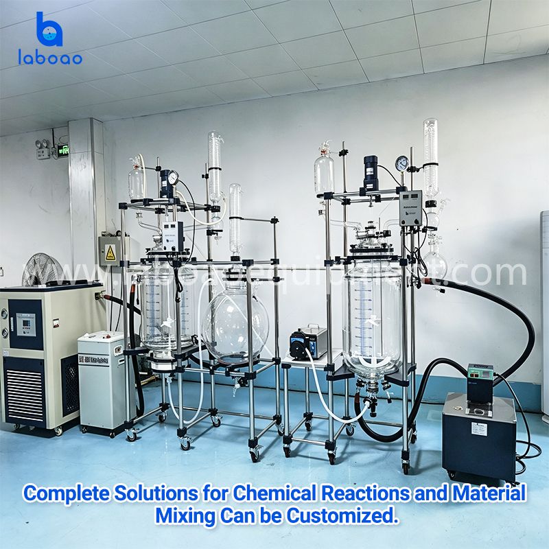 100L Crystallization Filter Jacketed Glass Reactor