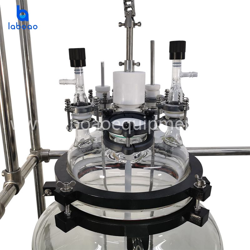 100L Crystallization Filter Jacketed Glass Reactor