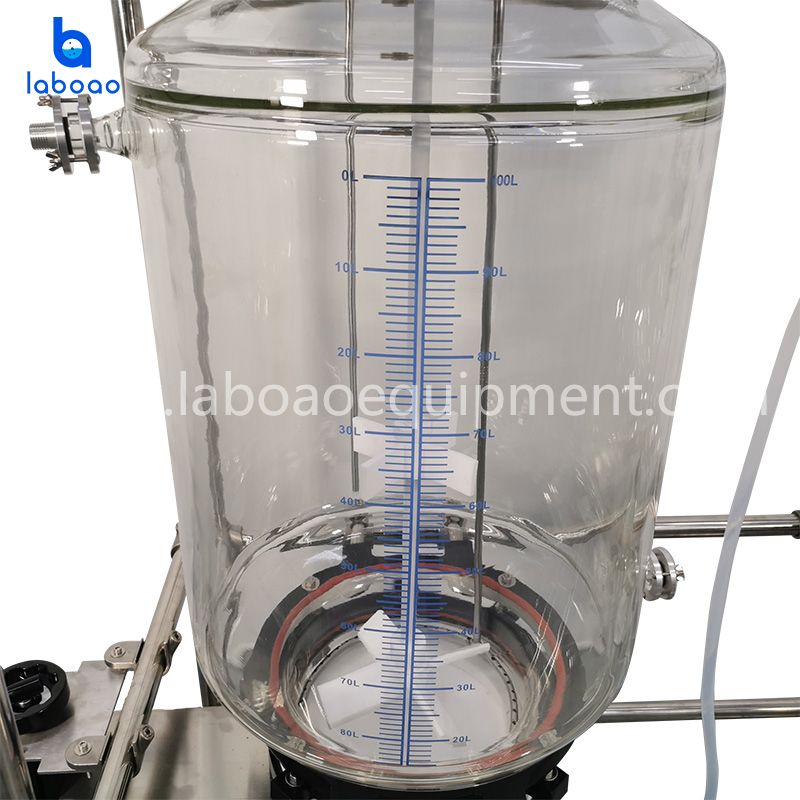 100L Crystallization Filter Jacketed Glass Reactor