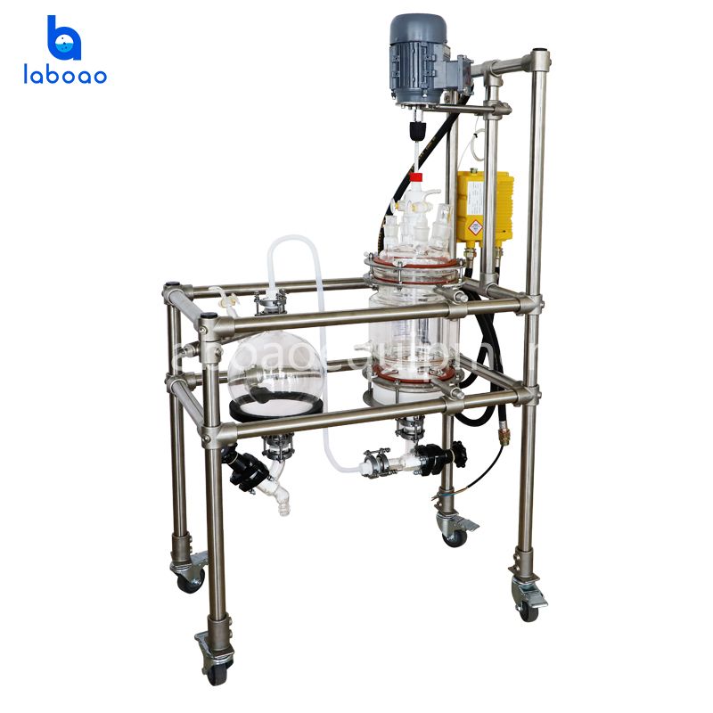 1L-5L Jacketed Glass Crystallization Filter Reactor