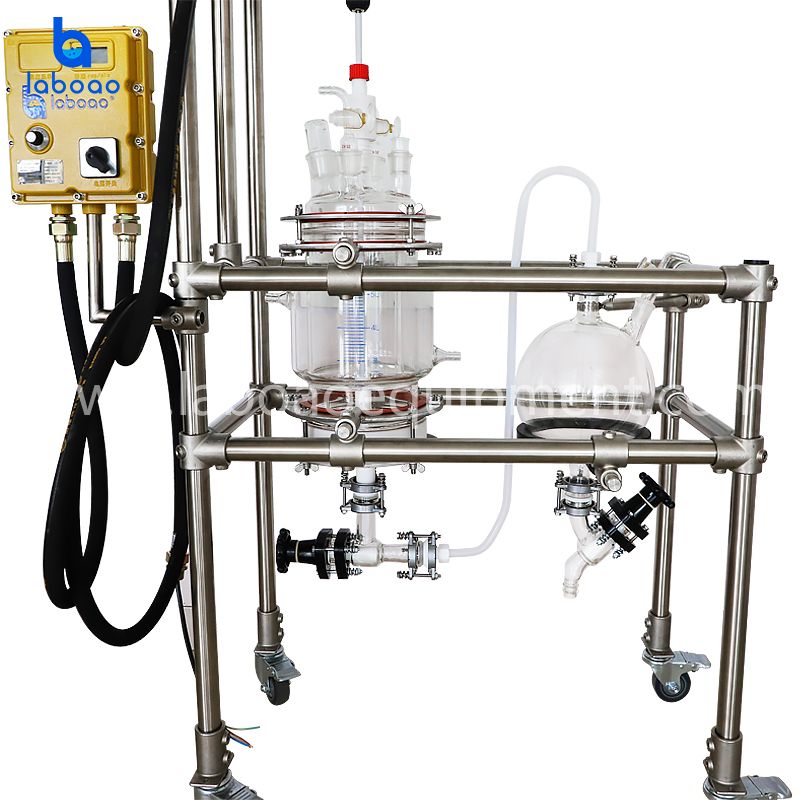 1L-5L Jacketed Glass Crystallization Filter Reactor