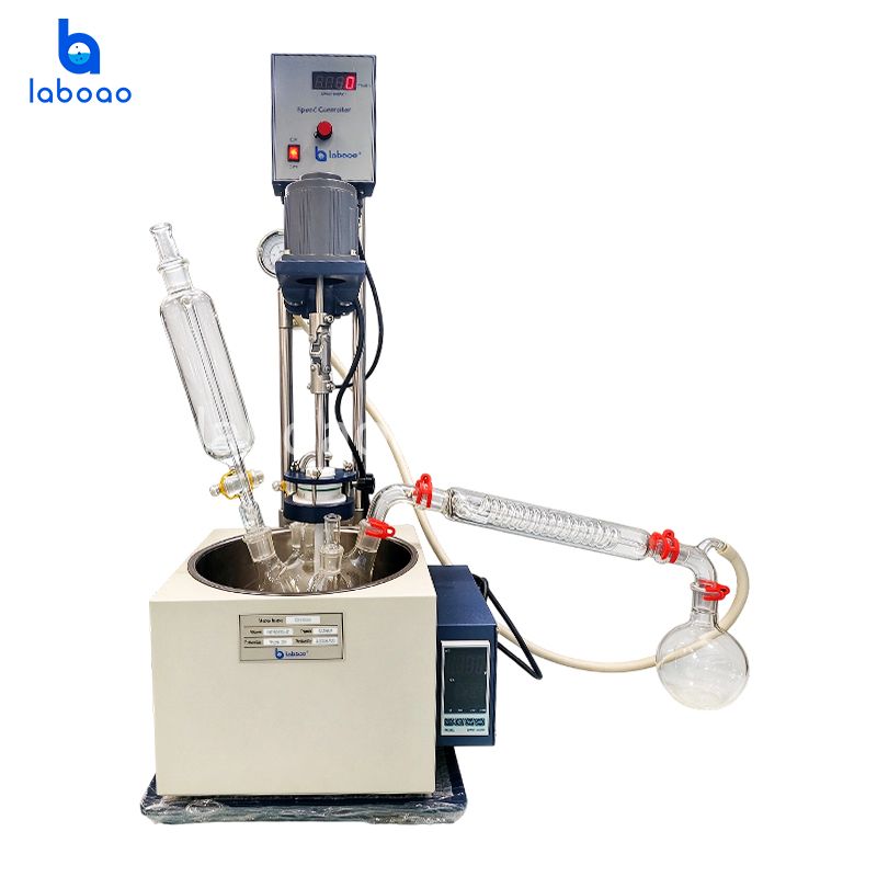 3L Single Layer Glass Reactor