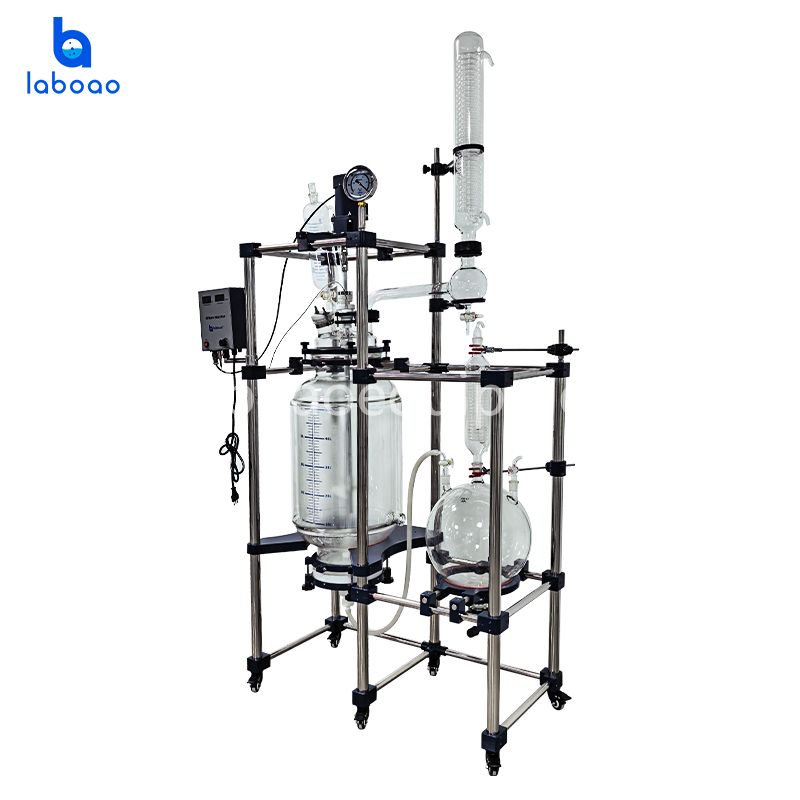 50L 80L Lab Crystallization Filter Reactor For CBD Isolate