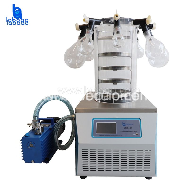 0.12㎡ Benchtop Manifold Lab Freeze Dryer