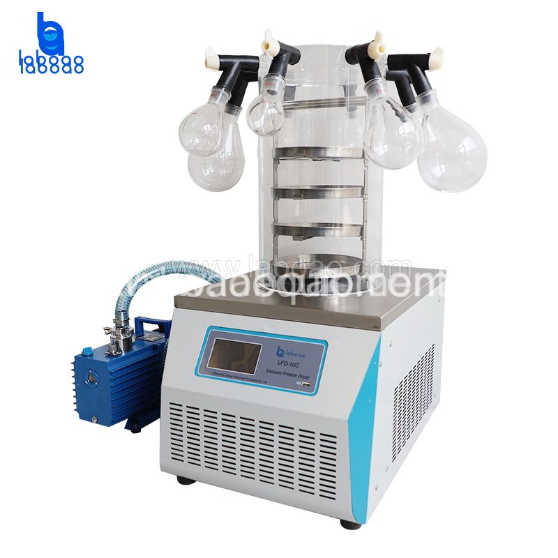 0.12㎡ Benchtop Manifold Lab Freeze Dryer