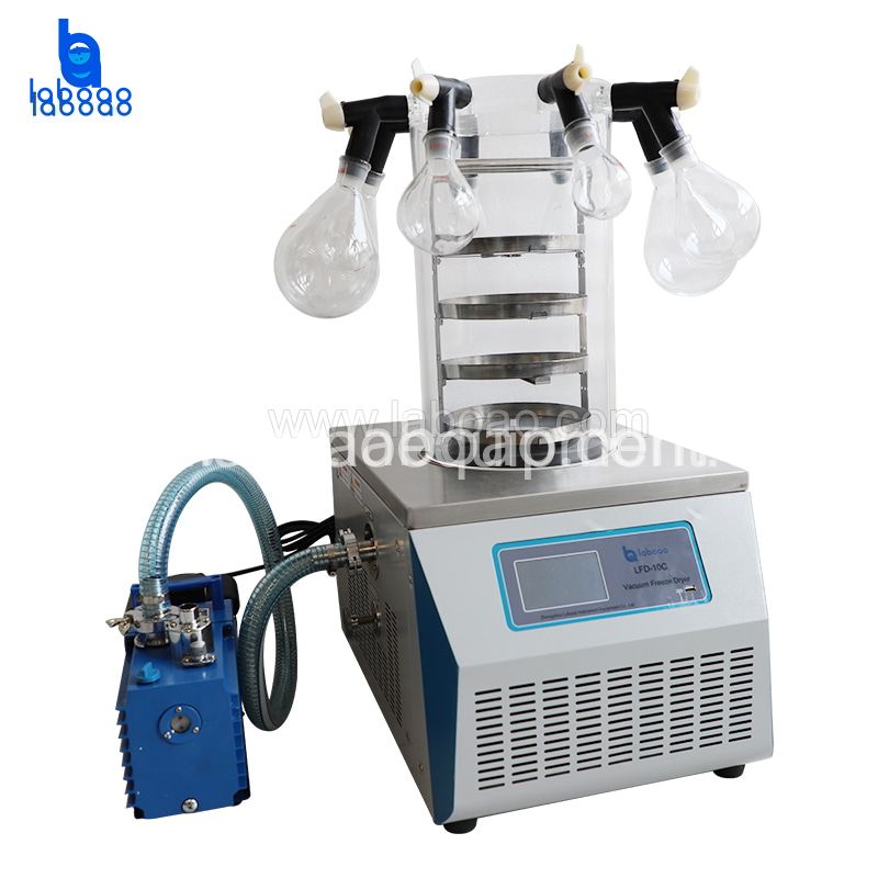 0.12㎡ Benchtop Manifold Lab Freeze Dryer