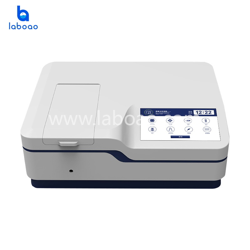 0.1-5nm Double Beam UV-VIS Spectrophotometer LCD Screen