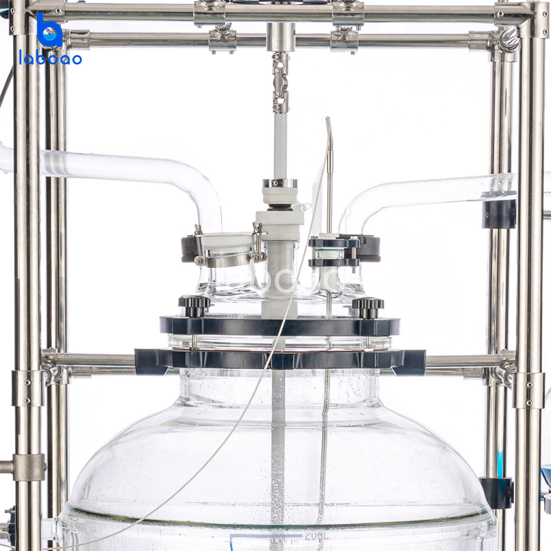 200L Jacketed Glass Reactor