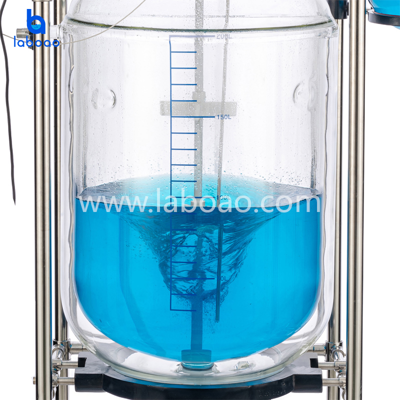 200L Jacketed Glass Reactor