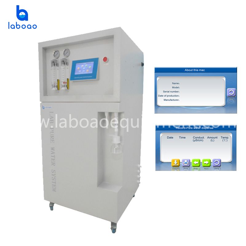 High Performance Laboratory RO Deionized Water Purification System