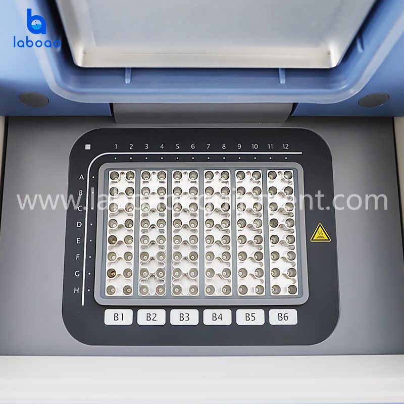 LPCR-96PLUS Intelligent Six Way Thermal Cycler Reaction With Color Touch Screen Control