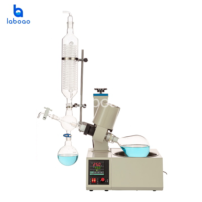 1L Rotary Evaporator With Flask Hand Lift