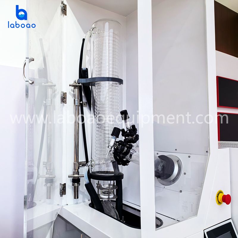 Rotary Evaporator With Protective Device And Automatic Fill Drain