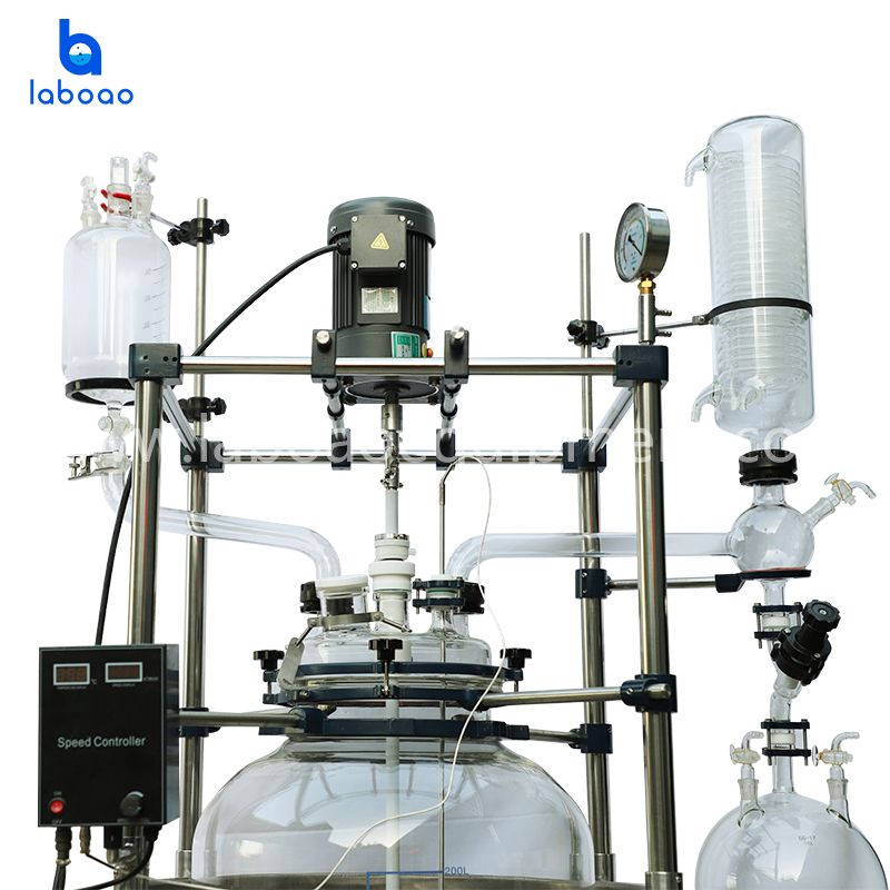 200L Single Layer Glass Reactor