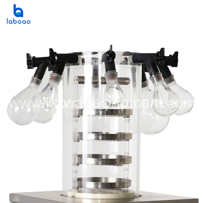 0.12㎡ Vertical Manifold Lab Freeze Dryer