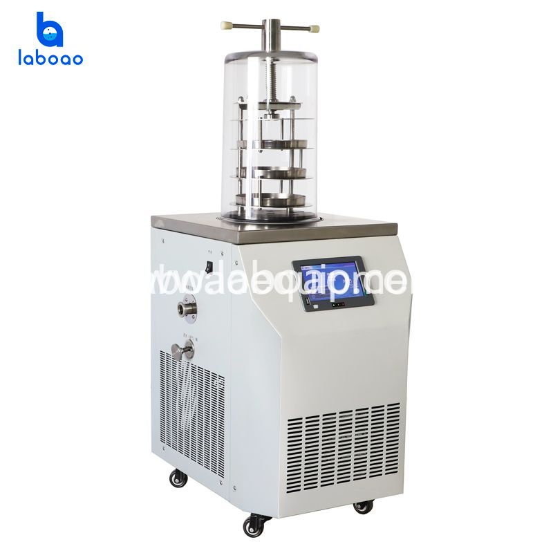 0.08㎡ Vertical Top Press Lab Freeze Dryer