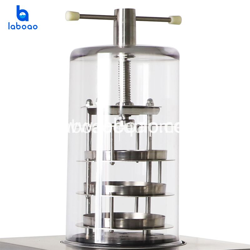 0.08㎡ Vertical Top Press Lab Freeze Dryer